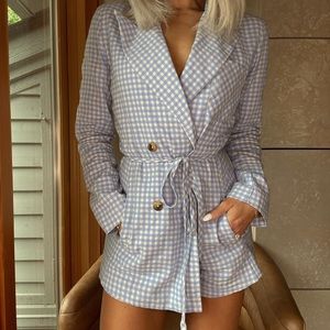 Gingham Free People Romper